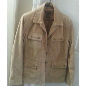 Style & Co Women's 100% Leather Lining Jacket Size